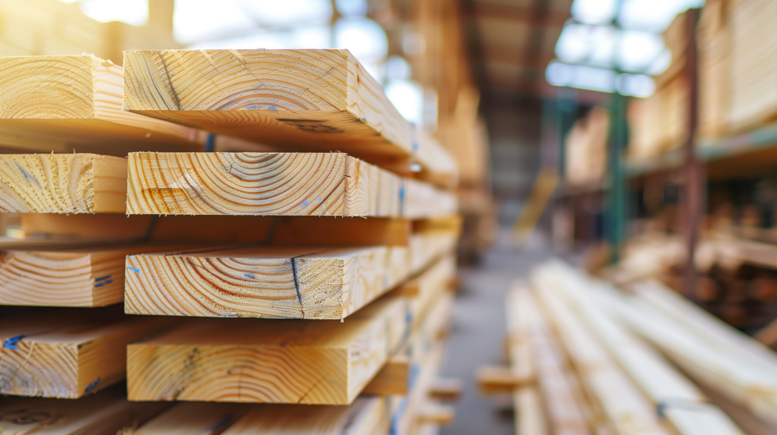 Timber supplies for construction and landscaping projects